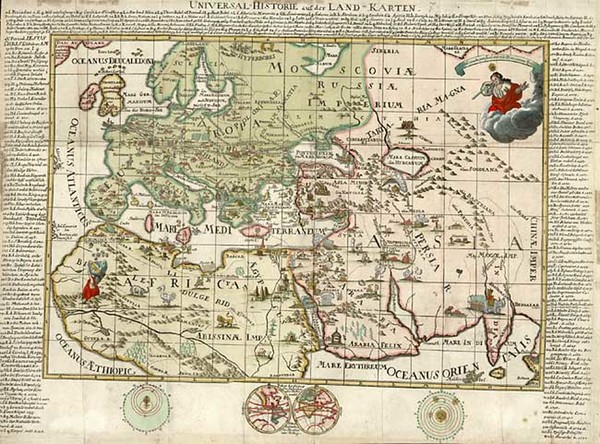 55-Europe, Mediterranean, Asia, Central Asia & Caucasus and Middle East Map By P. Anselm Desin