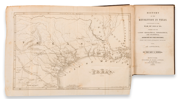 75-Texas and Rare Books Map By Chester Newell