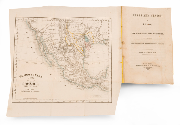 75-Texas and Rare Books Map By John B. Newman