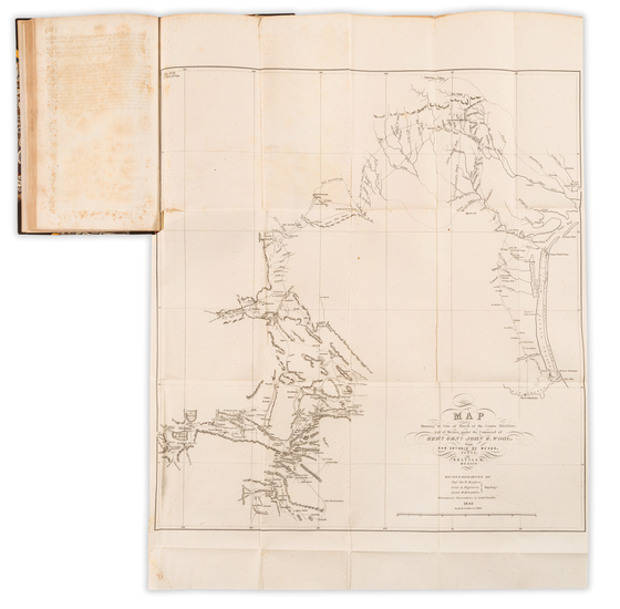 42-Texas and Rare Books Map By G.W. Hughes