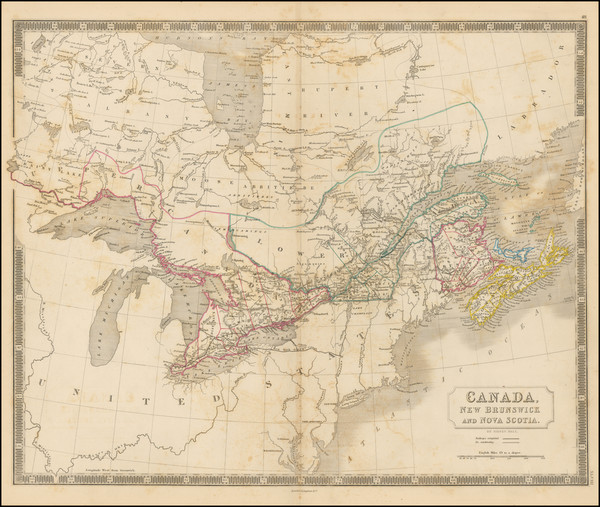 77-Canada Map By Sidney Hall