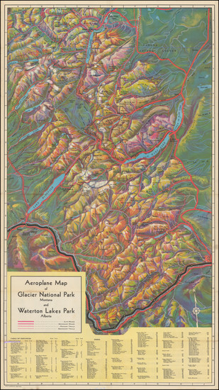 17-Montana and Pictorial Maps Map By McGill-Warner Co.