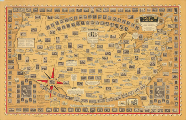 41-United States and Pictorial Maps Map By Ernest Dudley Chase