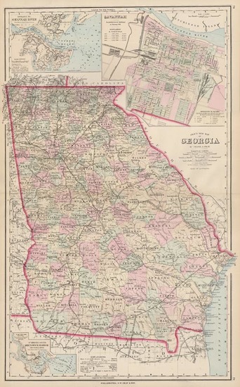 38-Southeast Map By Frank A. Gray