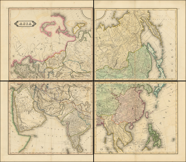 39-Asia Map By Daniel Lizars