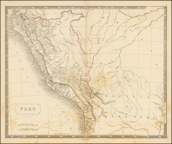 94-Peru & Ecuador Map By Sidney Hall