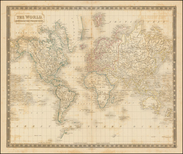 52-World Map By Sidney Hall