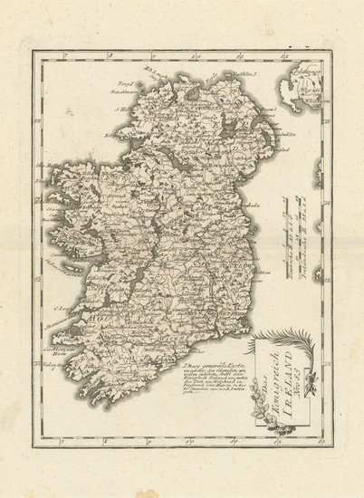 17-Ireland Map By Franz Johann Joseph von Reilly