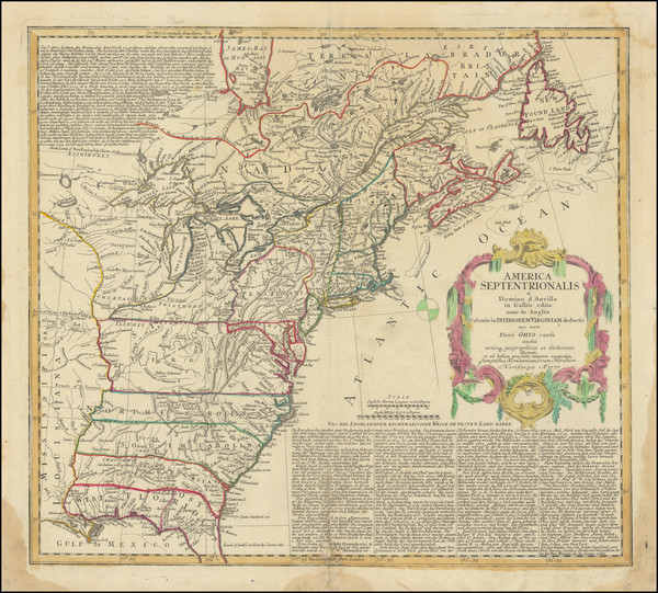 55-United States and American Revolution Map By Homann Heirs