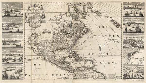 14-United States and North America Map By Henry Overton