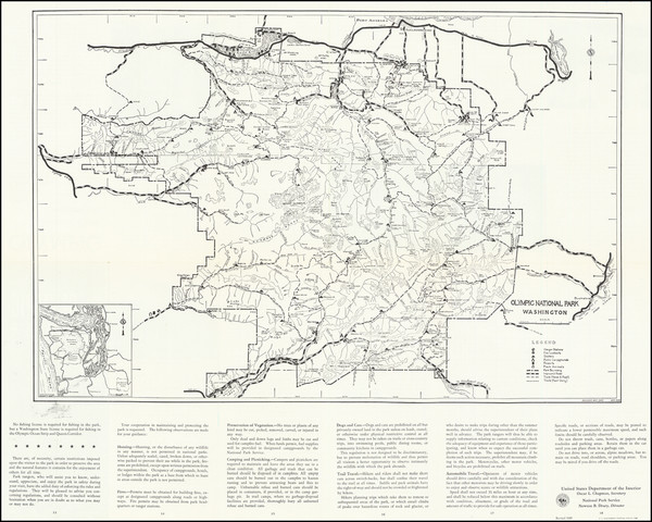 43-Washington Map By United States Government Print Office