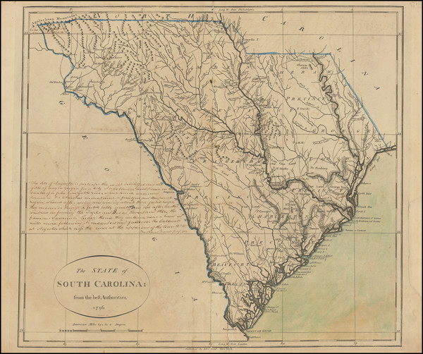 47-South Carolina Map By John Reid