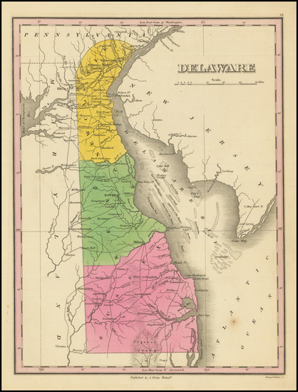 21-Delaware Map By Anthony Finley