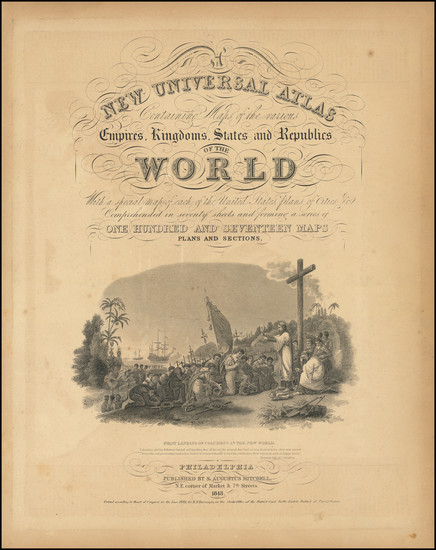 48-Title Pages Map By Samuel Augustus Mitchell