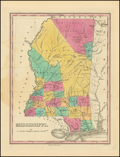 50-Mississippi Map By Anthony Finley