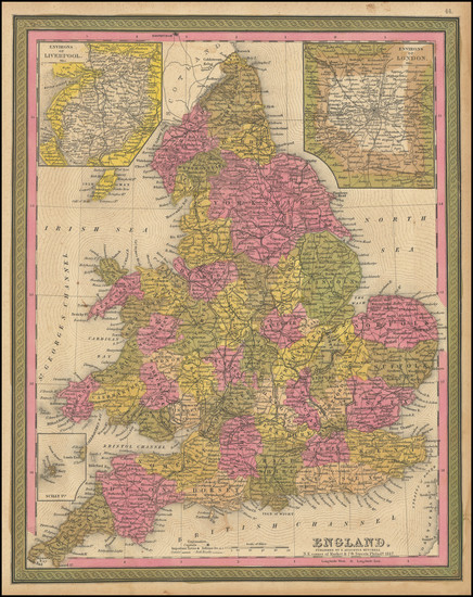 0-England Map By Samuel Augustus Mitchell