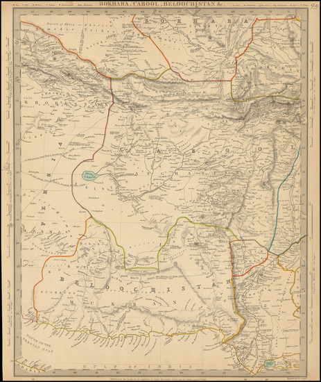 90-Central Asia & Caucasus Map By SDUK