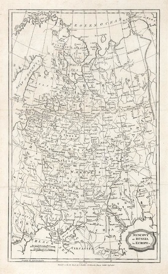 6-Europe, Poland and Russia Map By Charles Brightly