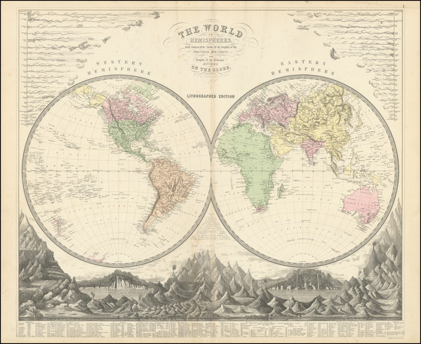 98-World Map By Alexander Keith Johnston