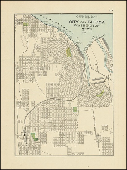 3-Washington Map By George F. Cram