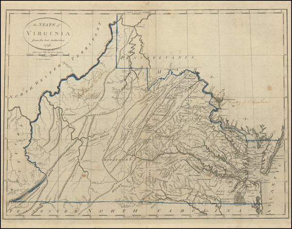 89-West Virginia and Virginia Map By John Reid