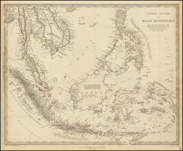 47-Philippines, Indonesia, Malaysia and Thailand, Cambodia, Vietnam Map By SDUK