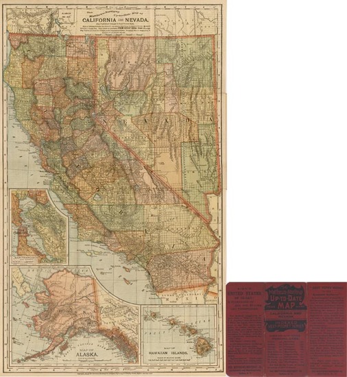 81-California Map By Matthews-Northrup & Co.