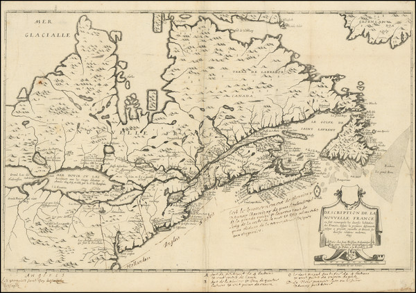 15-New England, Mid-Atlantic, Midwest, Canada and Eastern Canada Map By Jean Boisseau