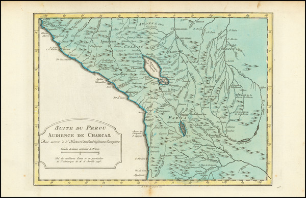 30-Peru & Ecuador Map By A. Krevelt