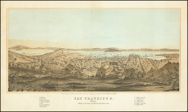 21-San Francisco & Bay Area Map By Henry Bill