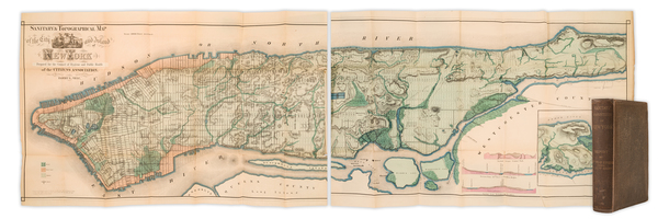 7-New York City and Rare Books Map By Egbert L. Viele / Citizens' Association of New York