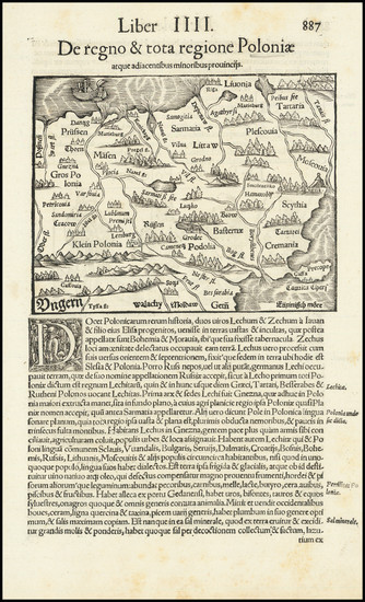 53-Poland, Russia and Baltic Countries Map By Sebastian Munster