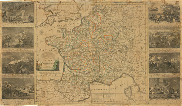 84-France Map By George Thompson