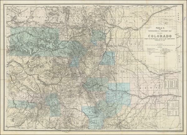 73-Colorado and Colorado Map By Louis Nell