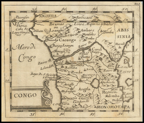 3-East Africa and West Africa Map By Pierre Du Val / Johann Hoffmann