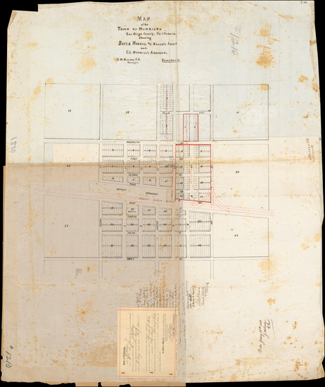 50-Other California Cities Map By California Southern Railroad