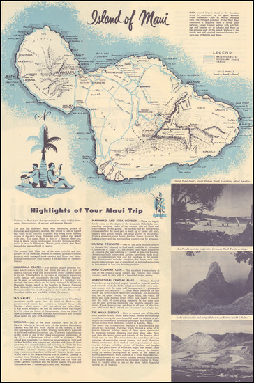 64-Hawaii and Hawaii Map By Hawaii Visitors Bureau