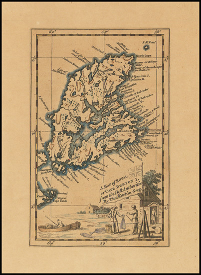 83-Eastern Canada Map By London Magazine