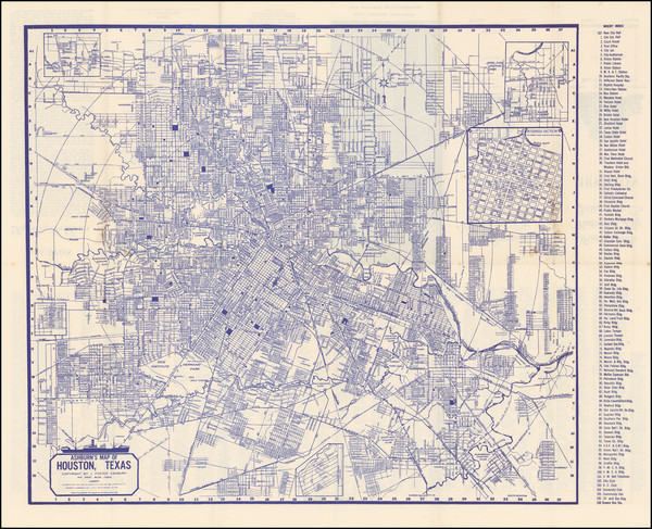 3-Texas Map By J. Foster Ashburn