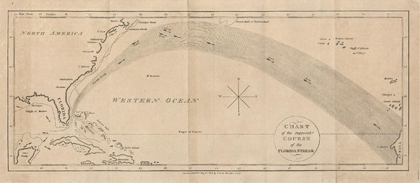 49-World, Atlantic Ocean, United States and Southeast Map By Joyce Gold