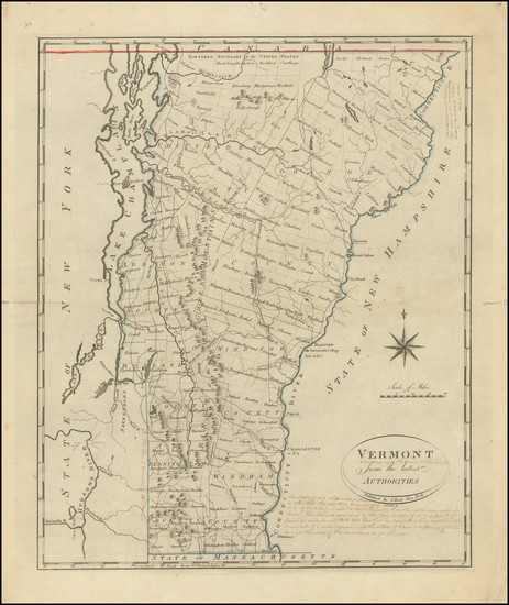 97-Vermont Map By John Reid