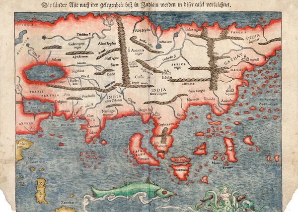 0-Asia and Asia Map By Sebastian Munster