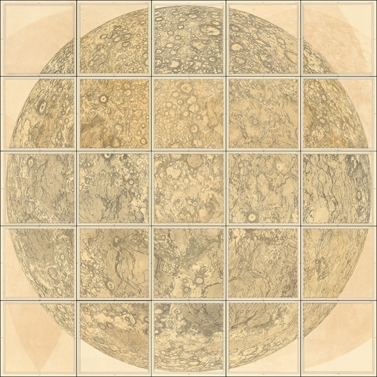 23-Celestial Maps Map By Johann Friedrich Julius Schmidt / Dietrich Reimer