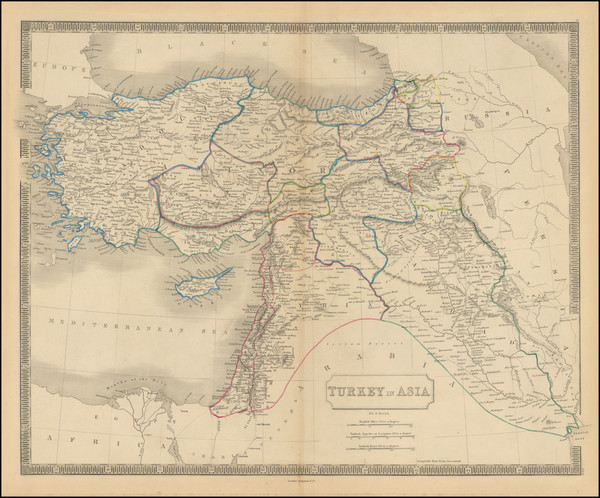 18-Turkey and Turkey & Asia Minor Map By Sidney Hall