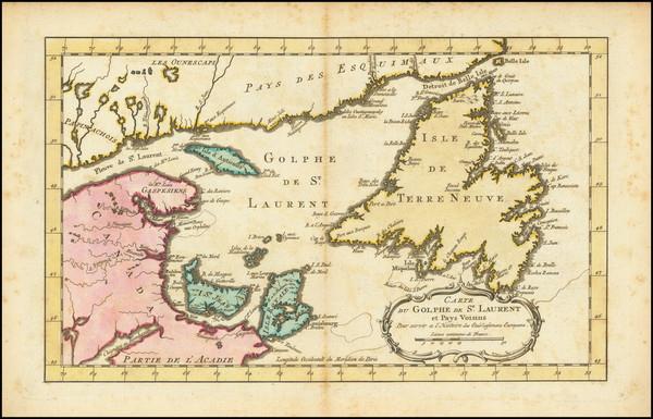 71-Eastern Canada Map By J.V. Schley