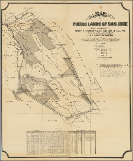 15-San Francisco & Bay Area and Other California Cities Map By George Holbrook Baker  / George