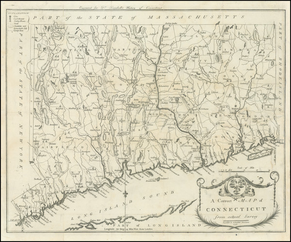 79-Connecticut Map By Amos Doolittle