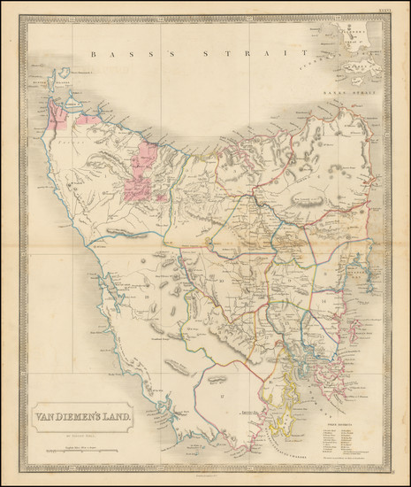 37-Australia Map By Sidney Hall