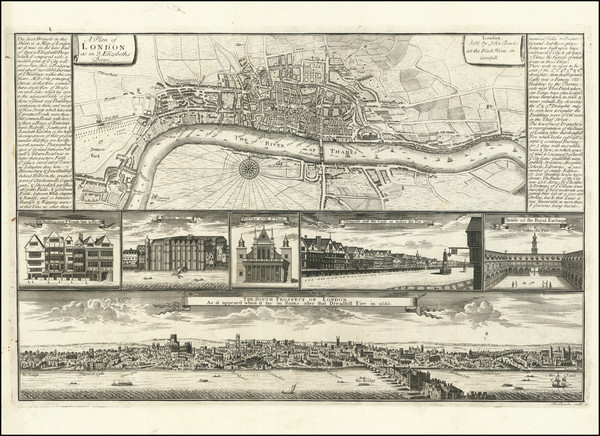 95-London Map By John Bowles