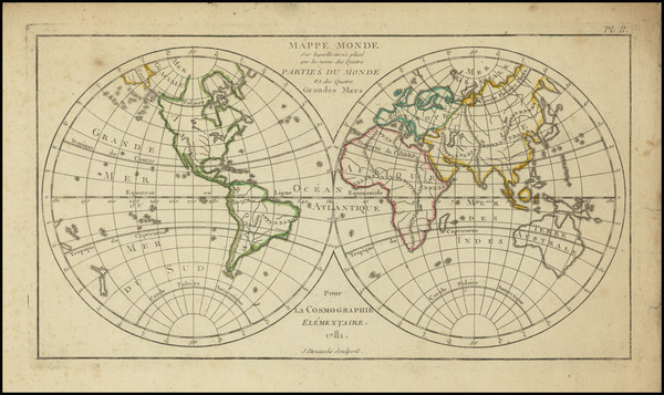 43-World Map By Jean André Dezauche